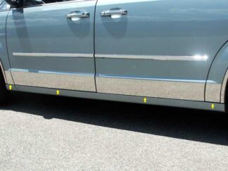 Stainless Rocker Panel Trim 8Pc Fits 2008-2020 Dodge Grand Caravan TH48895 QAA