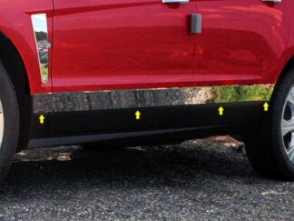 Stainless Rocker Panel Trim 8Pc Fits 2010-2016 Cadillac SRX TH50260 QAA