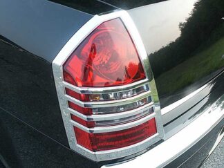 Chrome ABS Tail Light Bezels 2Pc Fits 2005-2007 Chrysler 300 TL45765 QAA