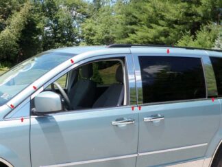 Stainless Steel Window Trim 16Pc Fits 2008-2020 Dodge Grand Caravan WP48895 QAA