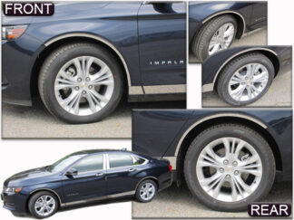 Stainless Steel Wheel Well Trim 4Pc Fits 2014-2020 Chevrolet Impala WQ54135 QAA