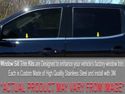 Stainless Steel Window Sill Trim 4Pc Fits 2000-2005 Chevy Impala WS40135 QAA