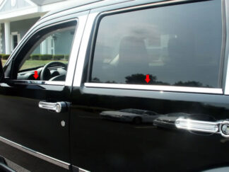 Stainless Steel Window Sill Trim 4Pc Fits 2007-2011 Dodge Nitro WS47940 QAA