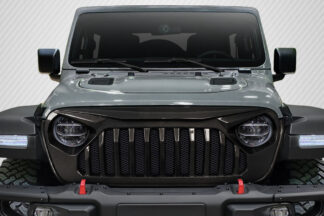 2019-2021 Jeep Wrangler JL Gladiator JT Carbon Creations Predator Grille – 1 Piece