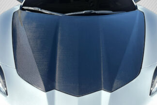2020-2021 Chevrolet Corvette C8 Carbon Creations OEM Look Hood – 1 Piece