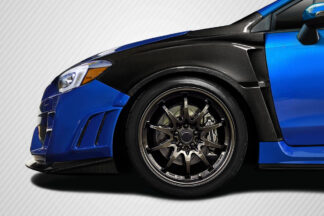 2015-2020 Subaru WRX STI Carbon Creations VRS Front Fenders - 2 Piece