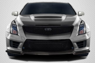 2016-2019 Cadillac ATS-V Carbon Creations V Look Front Lip Spoiler - 1 Piece