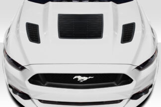 2015-2017 Ford Mustang Duraflex GT1 Hood Vents - 3 Piece