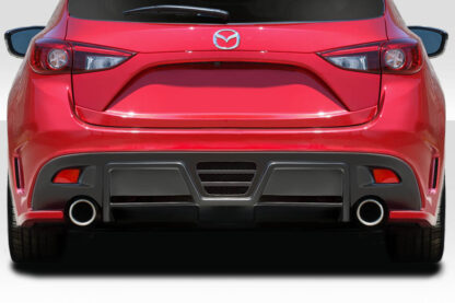 2014-2016 Mazda 3 Hatchback Duraflex KSS Rear Bumper - 1 Piece