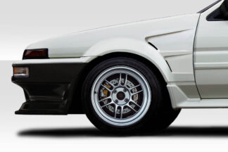 1984-1987 Toyota Corolla 2DR / HB Duraflex D1 Sport 30MM Front Fenders - 2 Piece