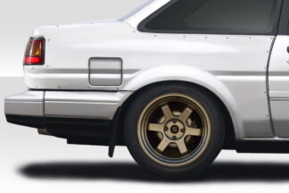1984-1987 Toyota Corolla 2DR Duraflex D1 Sport 40MM Rear Fender Flares - 3 Piece