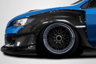 2015-2020 Subaru WRX STI Carbon Creations VRS Wide Body Front Fenders - 8 Piece