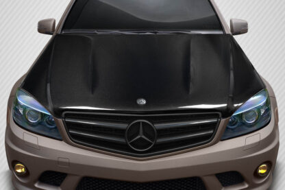 2008-2011 Mercedes C Class W204 Carbon Creations C63 V2 Hood - 1 Piece