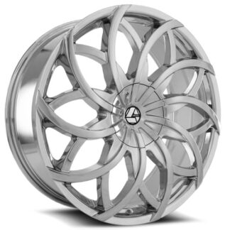 Azara Wheels | Model AZA-504 Nano Chrome | 26X9.5 - 6x135 / 6x139.7