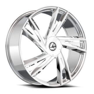 Azara Wheels | Model AZA-529 Nano Chrome | 26×9.5 – 6×165 / 6×139.7