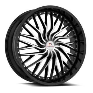 Cavallo Wheels | CLV-43 Gloss Black Machined