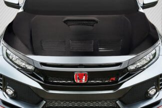 2017-2021 Honda Civic TypeR Carbon Creations EVS Hood - 1 Piece