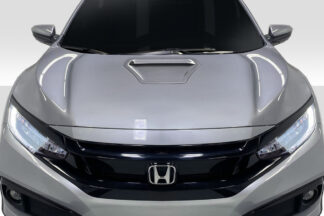 2016-2021 Honda Civic Duraflex Type R Look Hood - 1 Piece
