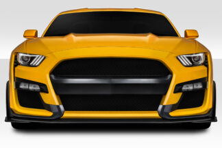 2015-2017 Ford Mustang Duraflex GT500 Look Front Bumper Cover - 3 Piece