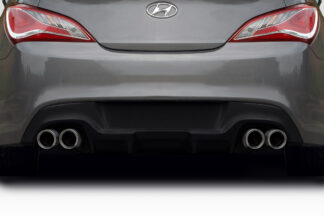 2010-2016 Hyundai Genesis Coupe Duraflex Twins Rear Diffuser - 1 Piece