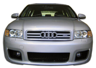 2002-2005 Audi A4 B6 Duraflex OTG Body Kit – 4 Piece – Includes OTG Front Bumper Cover (103223) R-1 Rear Under Spoiler Air Dam (100289) and R-1 Side Skirts Rocker Panels (100290)