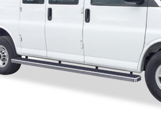 iStep 6 Inch Van Hairline | 2003-2022 Chevy Express/GMC Savana 1500/2500/3500 Van (Full Size) For 3 Door Models Only (Pair)