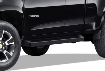 iRunning Board Black | 2015-2022 Chevy Colorado Extended Cab 2015-2022 GMC Canyon Extended Cab (Pair)
