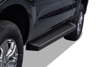 iRunning Board Black | 2019-2022 Ford Ranger Super Cab (with 2 Full Size Doors and 2 Suicide Doors) (Pair)