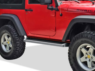 iRunning Board Polish | 2007-2018 Jeep Wrangler JK 2Dr (Factory sidesteps or rock rails have to be removed) (Pair)