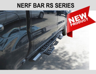 RS Drop Style Door-to-Door Black Carbon Steel Nerf Bars