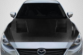 2014-2018 Mazda 3 Carbon Creations Velocity Hood - 1 Piece