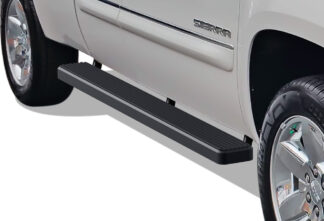 iStep 5 Inch Black | 1999-2013 Chevy Silverado/ GMC Sierra 1500/2500 Extended Cab 2001-2014 Chevy Silverado/ GMC Sierra 2500HD/3500 Extended Cab  (Excl. C/K Classic Body Style & S.S. Models) (Pair)