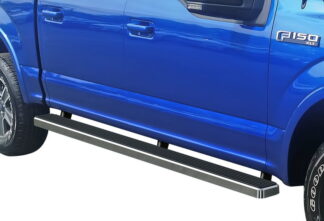 iStep 4 Inch Running Boards 2017-2018 Ford F-350 Crew Cab Hairline Finish
