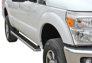 iStep 4 Inch Running Boards 1999-2016 Ford F-550 SD Super Cab Hairline Finish
