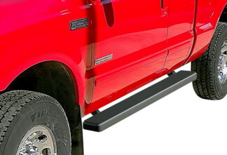 iStep 4 Inch Running Boards 1999-2016 Ford F-550 SD Super Cab Black Finish