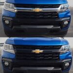 ABS6597BLK 21-22 Chevrolet Colorado 1 PC Gloss Black Grille Overlay