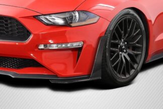 2018-2023 Ford Mustang Carbon Creations Z1 Front Lip Spoiler Air Dam - 2 Pieces ( Non performance model )