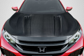 2016-2021 Honda Civic Carbon Creations Broman Hood – 1 Piece