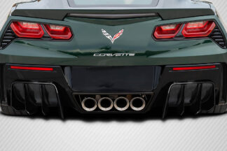 2014-2019 Chevrolet Corvette C7 Carbon Creations GTR Rear Diffuser - 2 Pieces