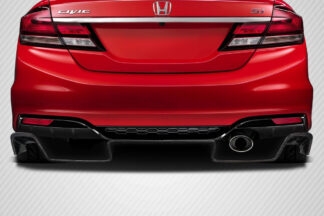 2006-2015 Honda Civic Carbon Creations Velocity Rear Diffuser – 2 Pieces