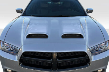 2011-2014 Dodge Charger Duraflex Redeye Look Hood - 1 Piece