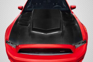 2013-2014 Ford Mustang Carbon Creations Interceptor Hood – 1 Piece