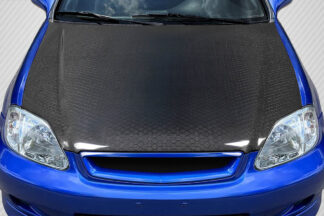 1999-2000 Honda Civic Carbon Creations Geo6ix Dritech OEM Look Hood – 1 Piece