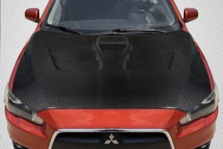 2008-2017 Mitsubishi Lancer / Lancer Evolution 10 Lancer Carbon Creations Geo6ix Dritech GT Concept Hood - 1 Piece