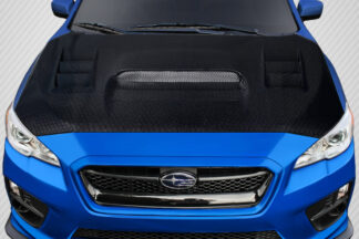 2015-2021 Subaru WRX Carbon Creations Geo6ix C-1 Hood - 1 Piece