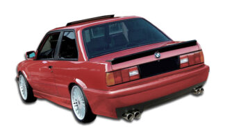 1984-1991 BMW 3 Series E30 2DR 4DR Duraflex CSL Look Rear Bumper Cover – 1 Piece