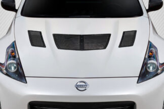 2009-2020 Nissan 370Z Z34 Carbon Creations GT1 Hood Vents – 3 Piece