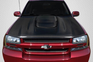 2002-2008 Chevrolet Trailblazer Carbon Creations ZR1 V2 Look Hood – 1 Piece