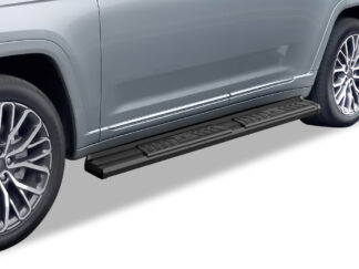 Running Board-S Series Black | 2021-2024 Jeep Grand Cherokee L 2022-2024 Jeep Grand Cherokee (Excl. 2022-2024 4xe) (Pair)