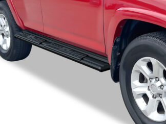 Running Board-S Series Black | 2010-2013 Toyota 4Runner SR5  2010-2024 Toyota 4Runner Limited  2019-2024 Toyota 4Runner Nightshade Edition(Only fit Models with Lower Rocker Panel Extensions) (Pair)